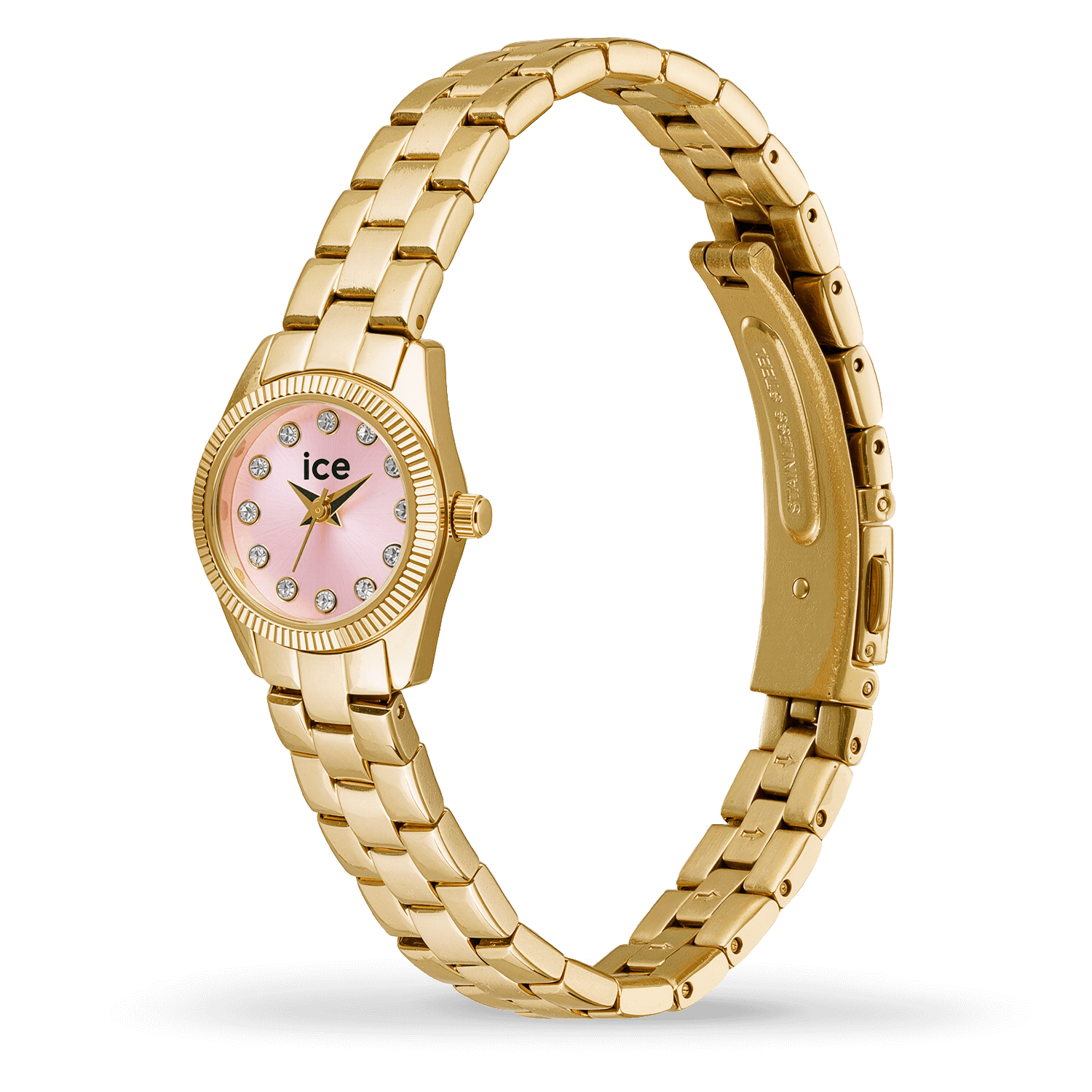ice-watch-ice-mimi-gold-pink-montre-femme-ultra-fine-dor-e-cadran-rose-poudr image 2