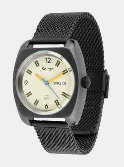 kelton-rc-22-montre-quartz-blanche-mesh-acier image 3