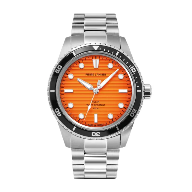 pierre-lannier-montre-inti-quartz-43-mm-acier-inoxydable-10-atm image 1