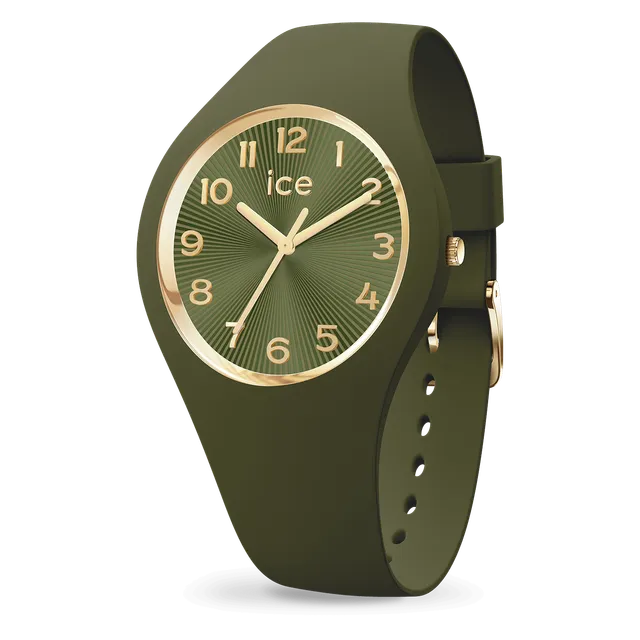 ice-watch-ice-champagne-olive-green-montre-femme-vert-olive-et-dor image 1