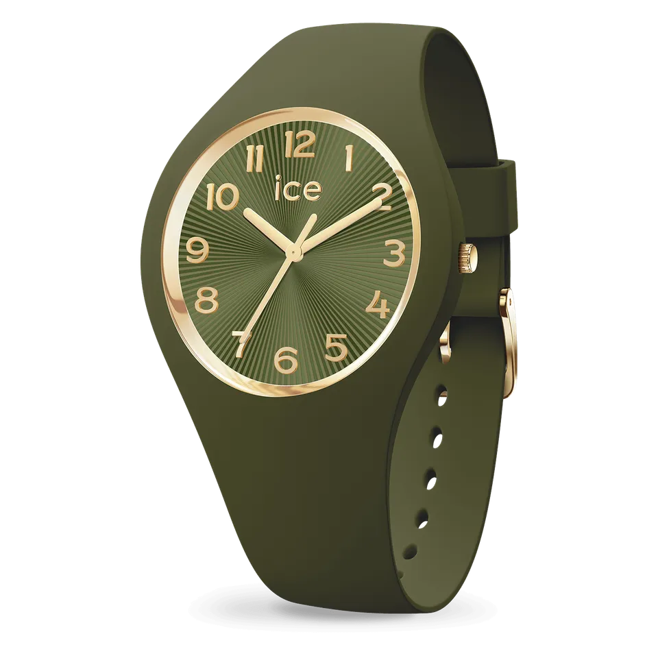 ice-watch-ice-champagne-olive-green-montre-femme-vert-olive-et-dor image 1