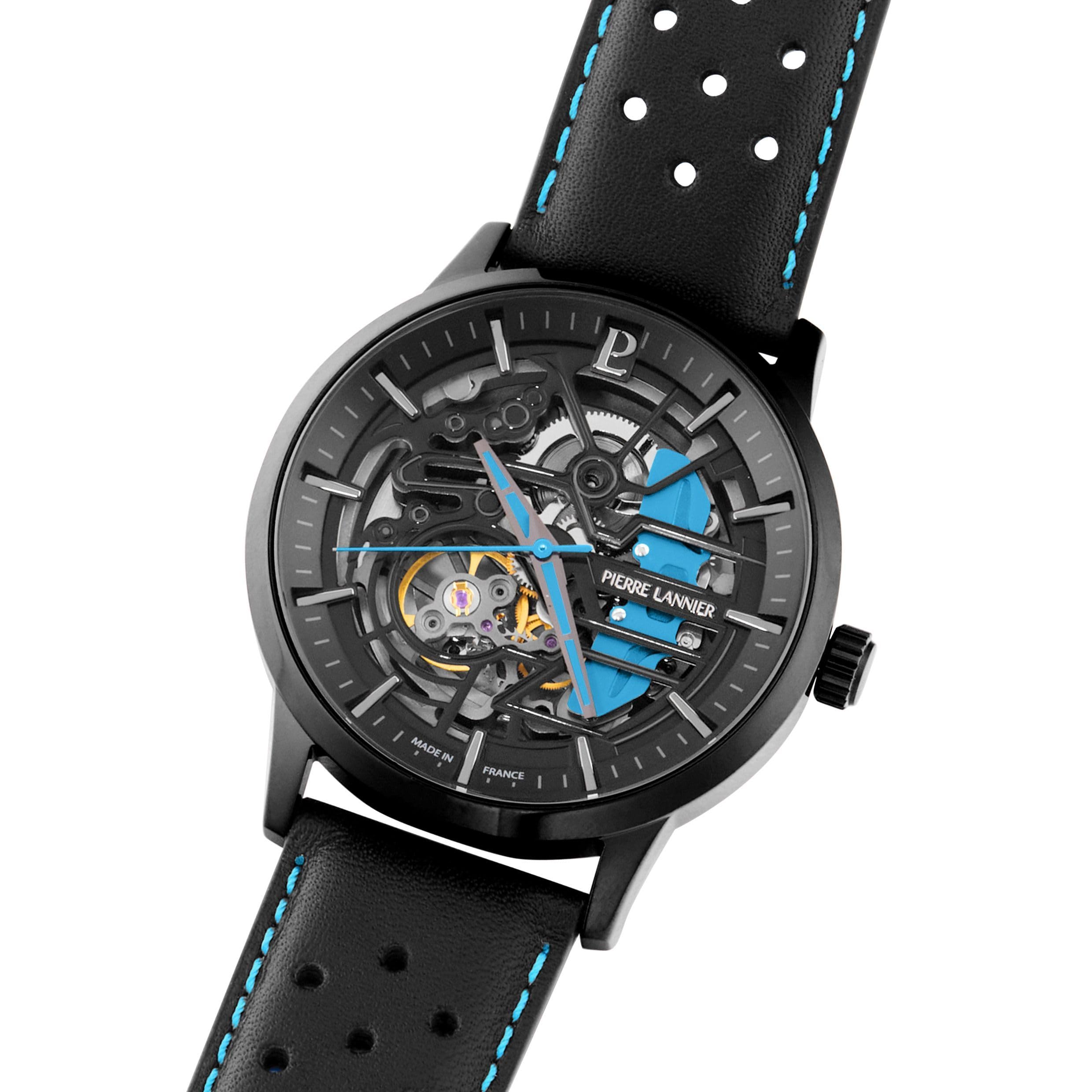 pierre-lannier-paddock-montre-automatique-43-mm-acier-inoxydable-5-atm-5 image 3