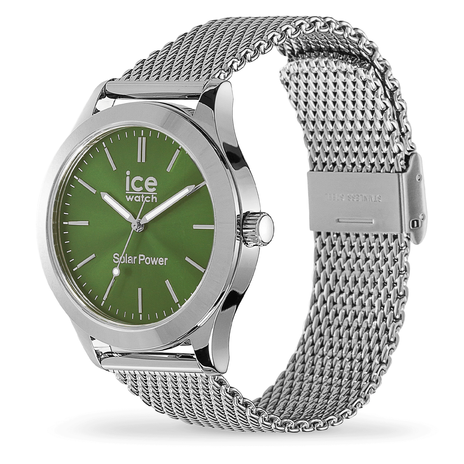 ice-watch-ice-steel-solar-montre-solaire-silver-green image 2