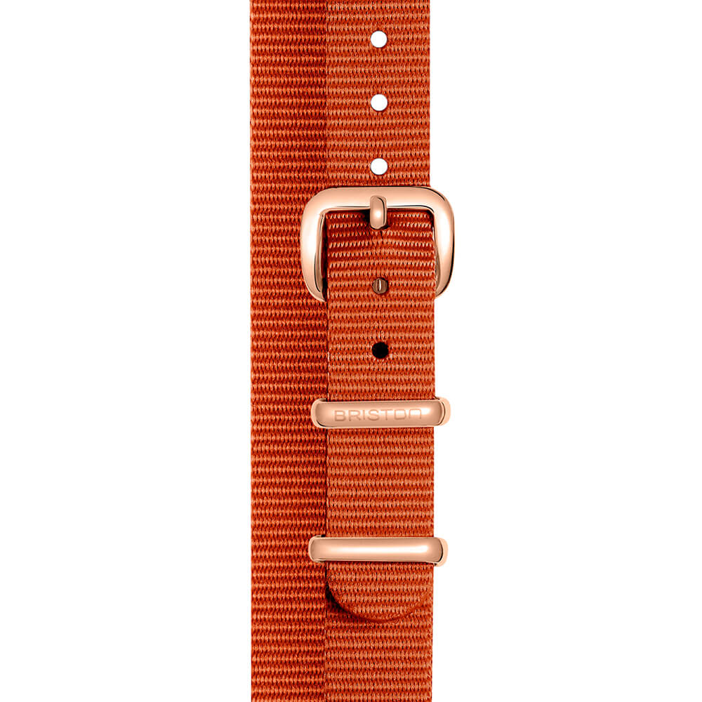 briston-bracelet-nato-nylon-12-mm-marron-clubmaster-lady image 5