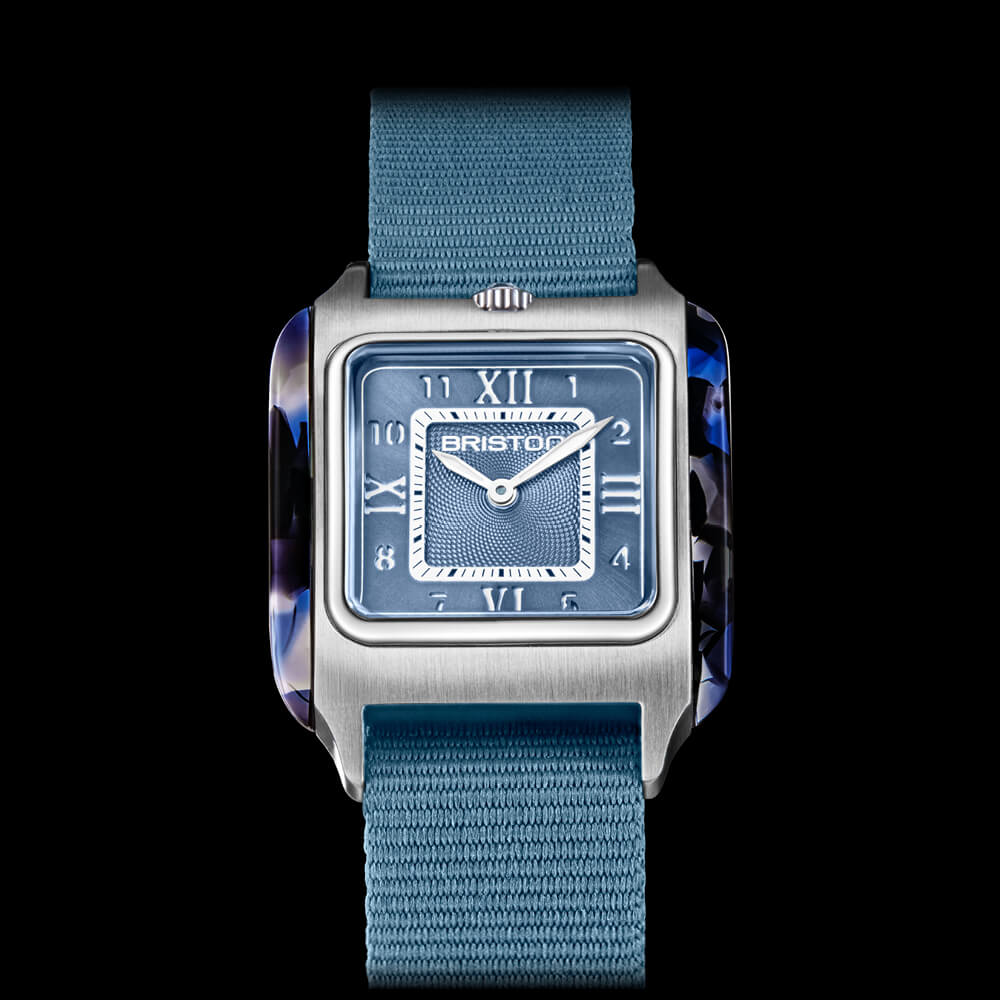briston-streamliner-kennedy-spring-montre-hm-30x30-mm-bleu-glacier image 2