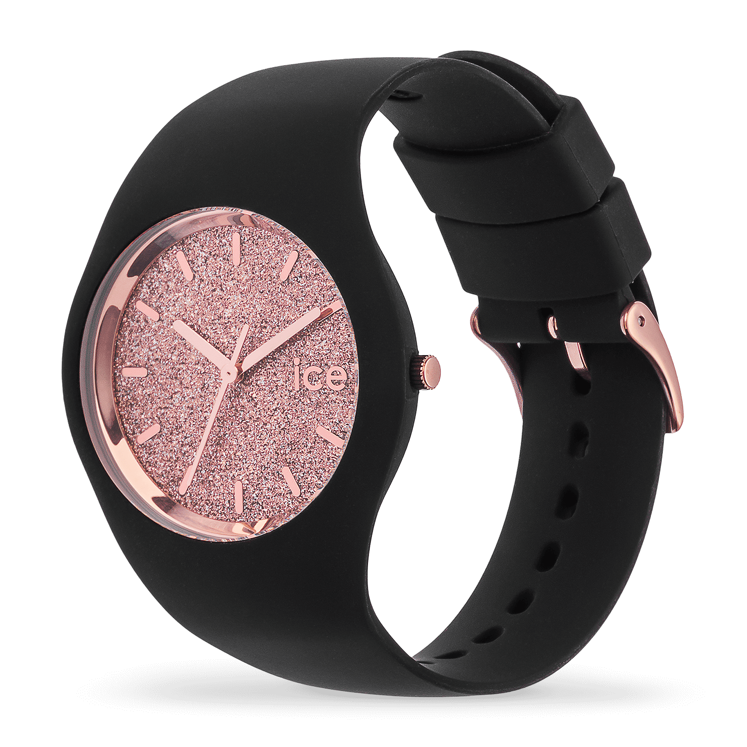 ice-watch-ice-glitter-black-rose-gold-montre-paillet-e-femme image 2