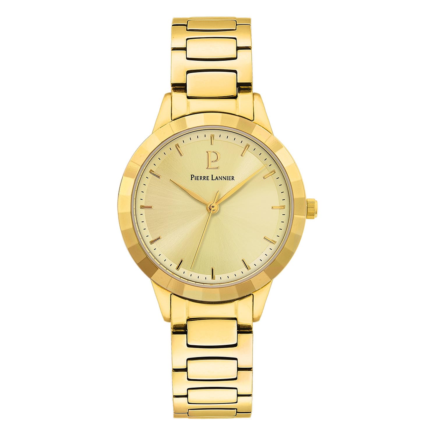 pierre-lannier-galiera-montre-femme-acier-dor-finition-dor-e image 1