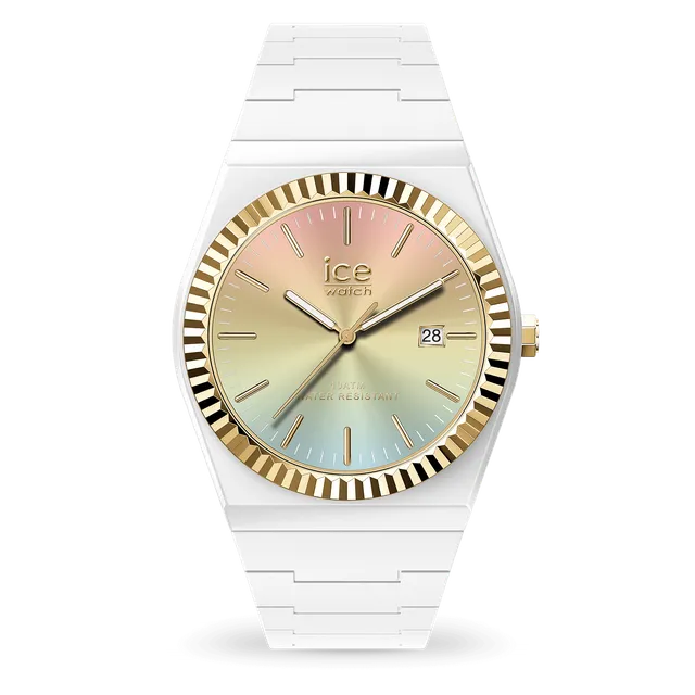ice-watch-ice-power-white-sunset-rainbow-montre-femme-blanche-silicone image 1