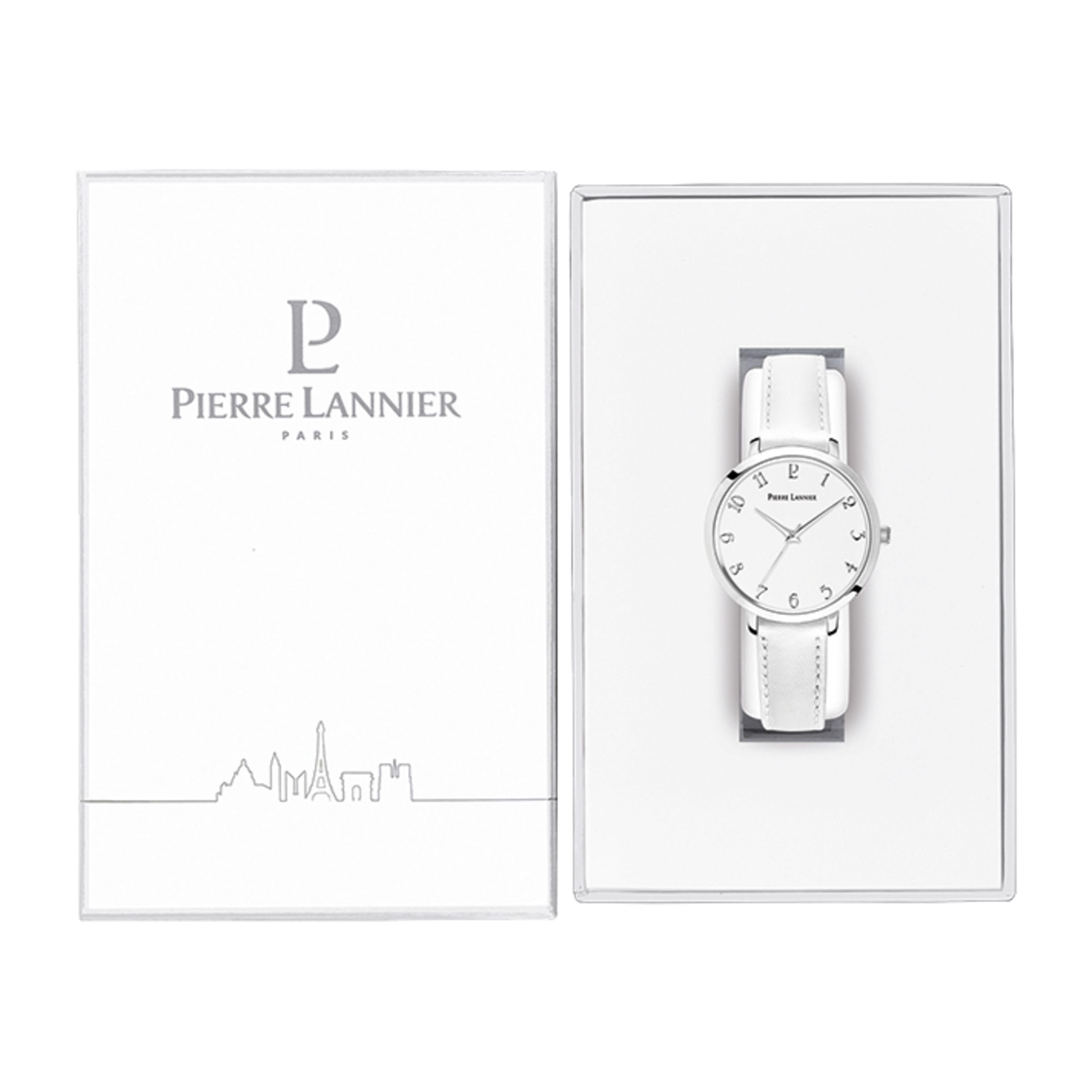 pierre-lannier-chouquette-montre-quartz-femme-30-mm-cadran-blanc-bracelet-cuir-b image 5