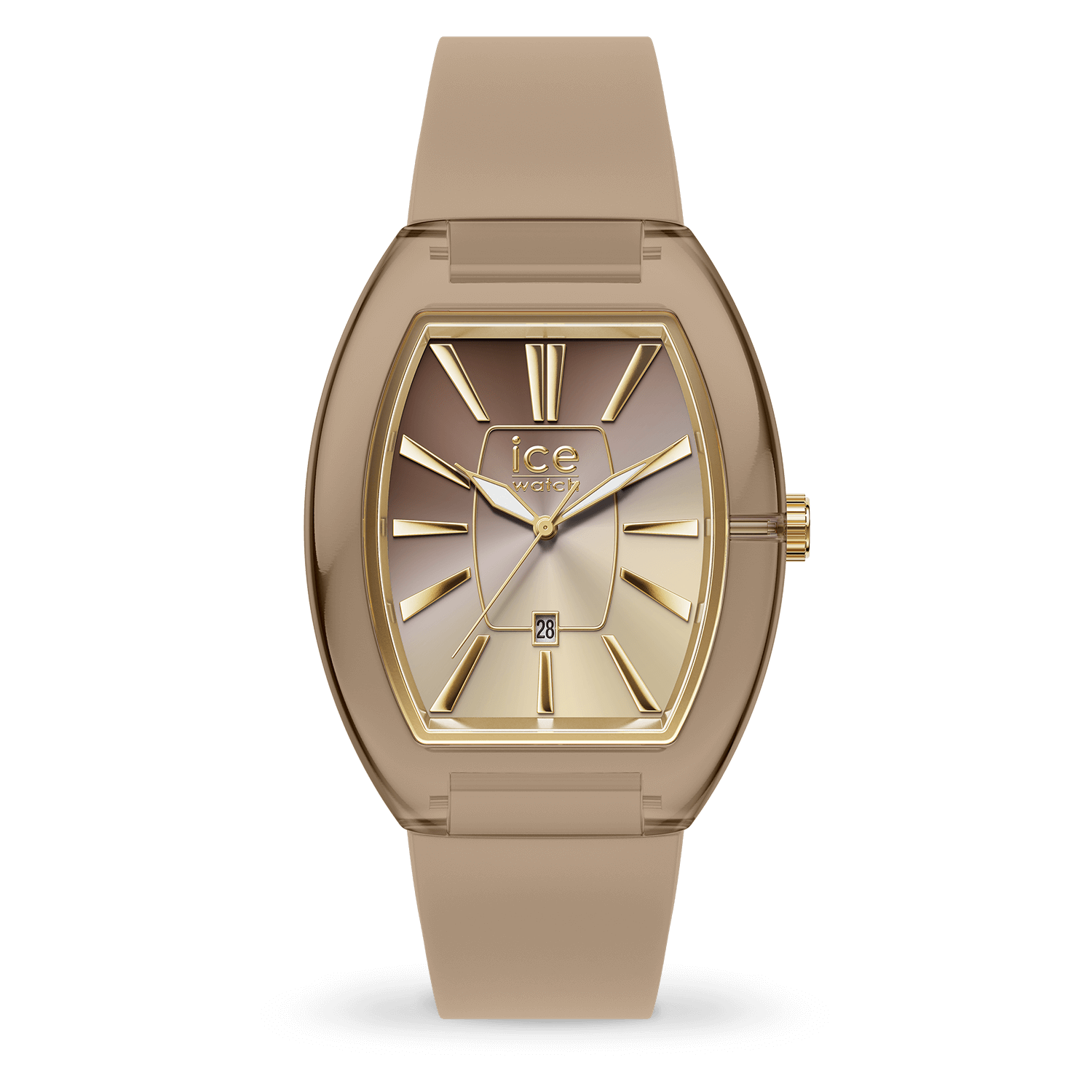 ice-watch-ice-dome-warm-taupe-montre-femme-d-grad-taupe-avec-dateur image 1