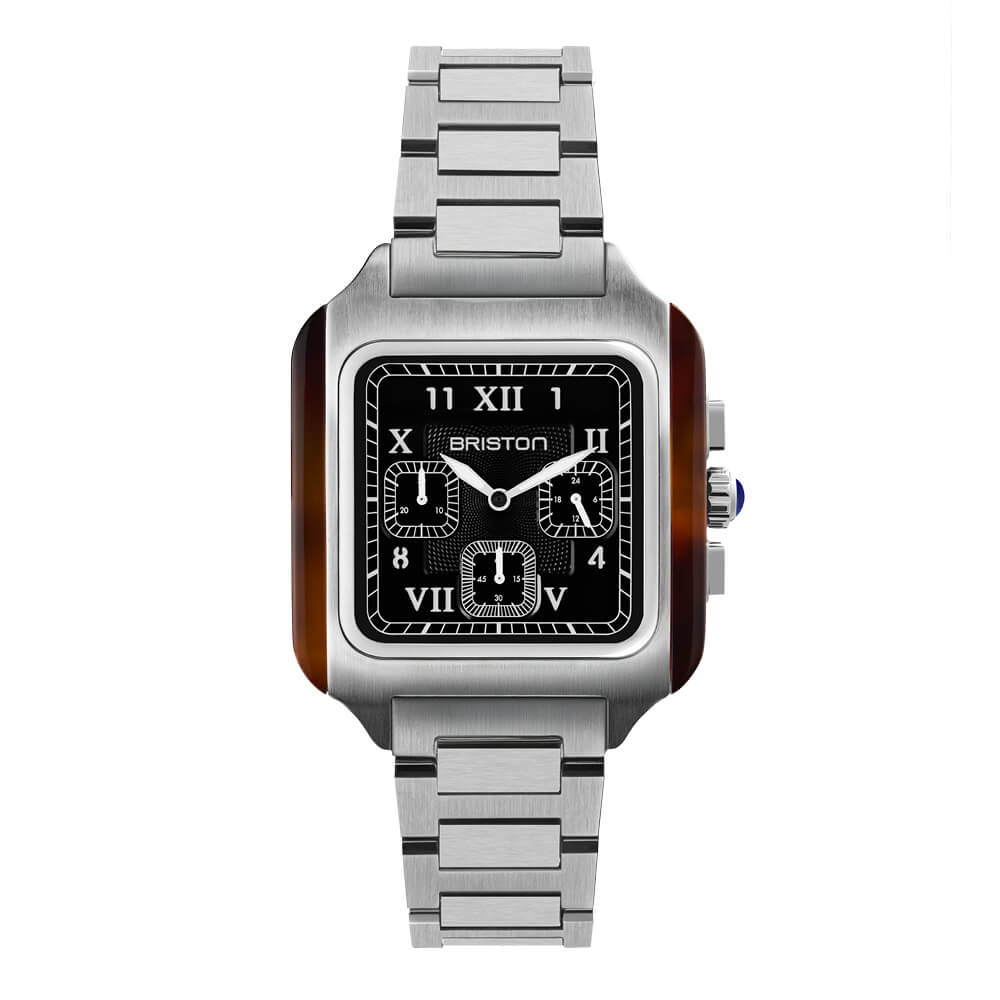 briston-streamliner-kennedy-chrono-quartz-38-5-mm-acier-noir image 1