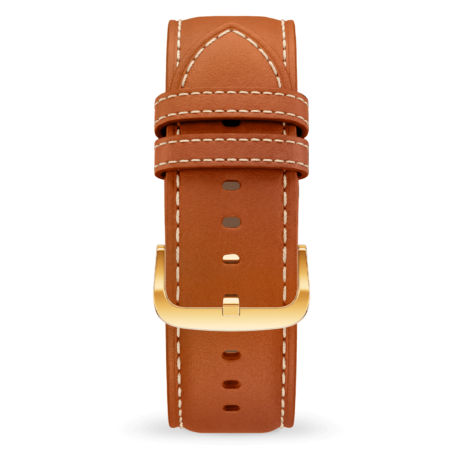ice-watch-band-leather-22mm-bracelet-cuir-camel-boucle-dor-e-pour-ice-smart-tks- image 1