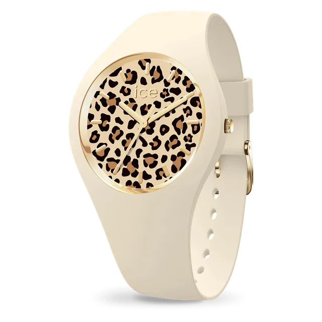 ice-watch-ice-iconic-leopard-petite-montre-femme-beige-gold image 1
