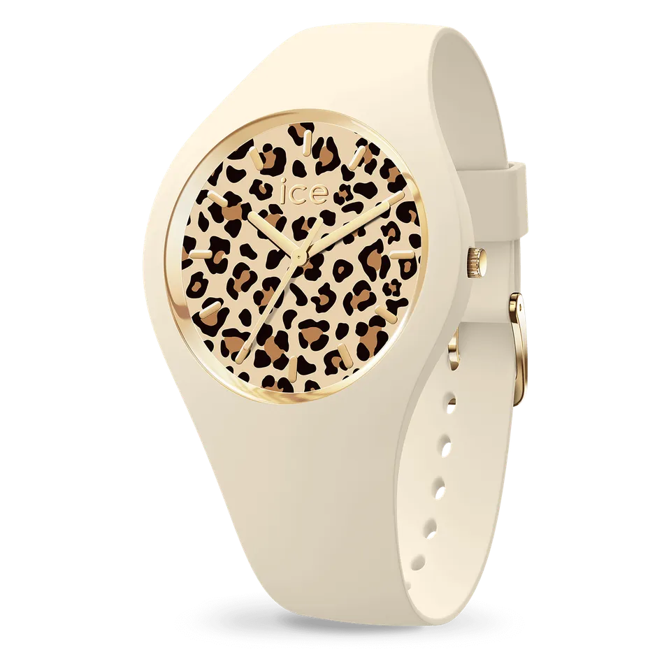 ice-watch-ice-iconic-leopard-petite-montre-femme-beige-gold image 1