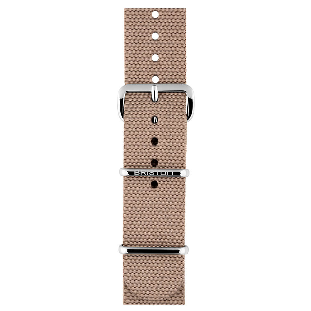 briston-bracelet-type-nato-gris-taupe-20-mm image 3
