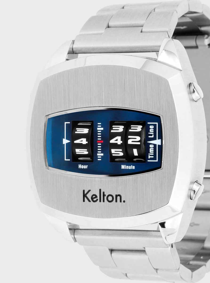 kelton-millenium-bleu-montre-homme-rouleaux image 5