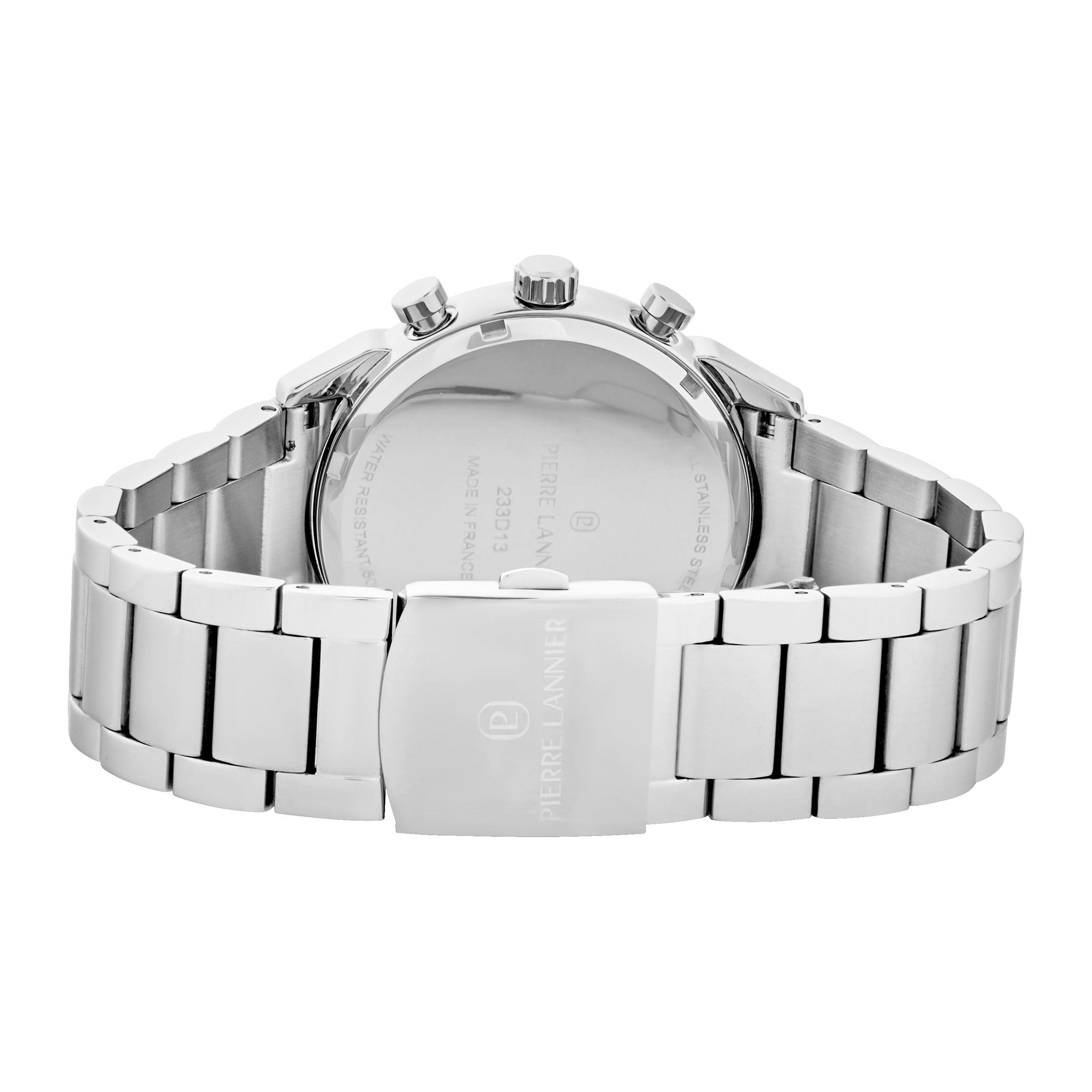 pierre-lannier-monarck-chronographe-quartz-acier-inoxydable-43-mm-5-atm image 5