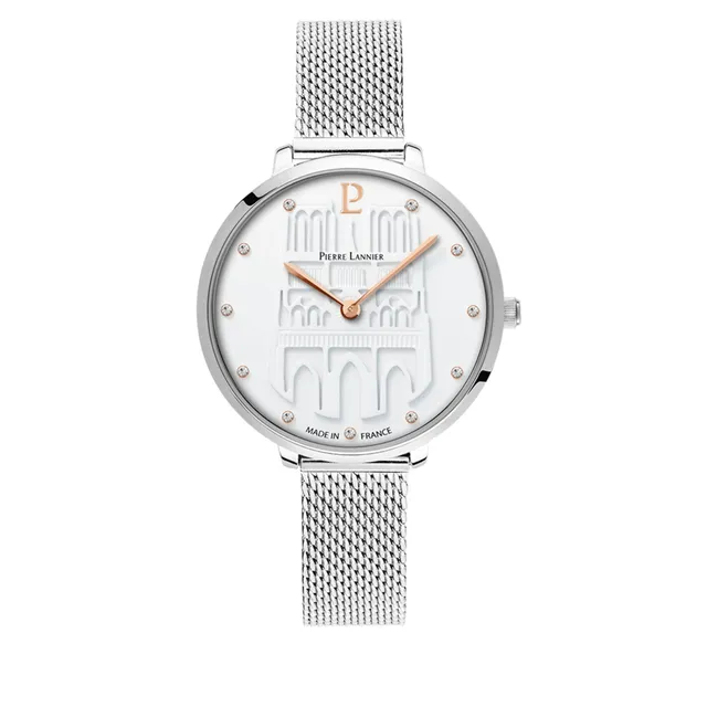 pierre-lannier-coeur-battant-montre-femme-acier-inoxydable-33-mm-5-atm image 1