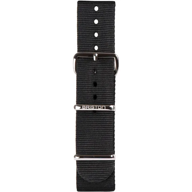 briston-bracelet-type-nato-20-mm-noir-clubmaster-classic image 1