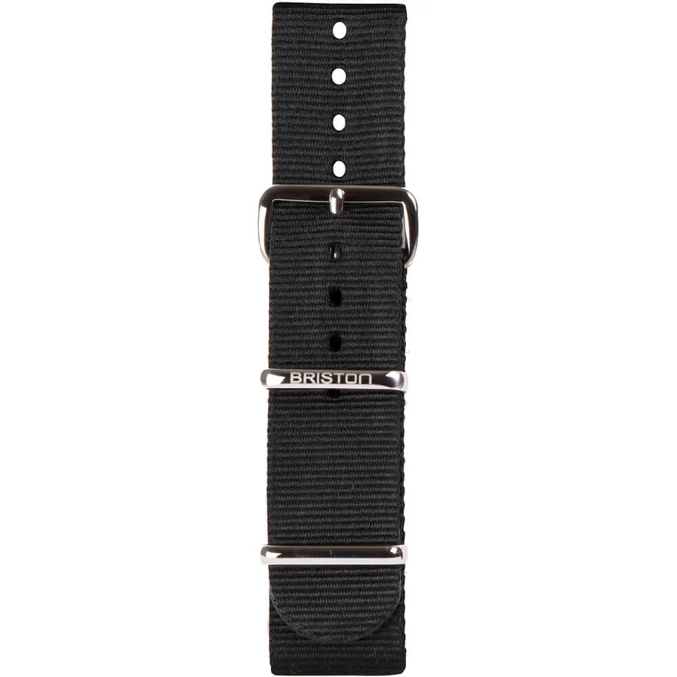 briston-bracelet-type-nato-20-mm-noir-clubmaster-classic image 1