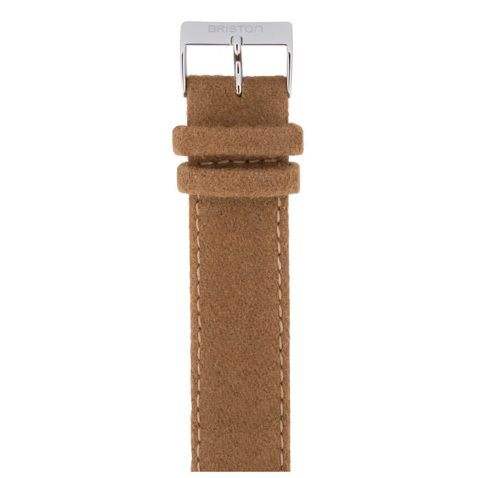 briston-bracelet-flanelle-camel-20-mm-cuir image 1