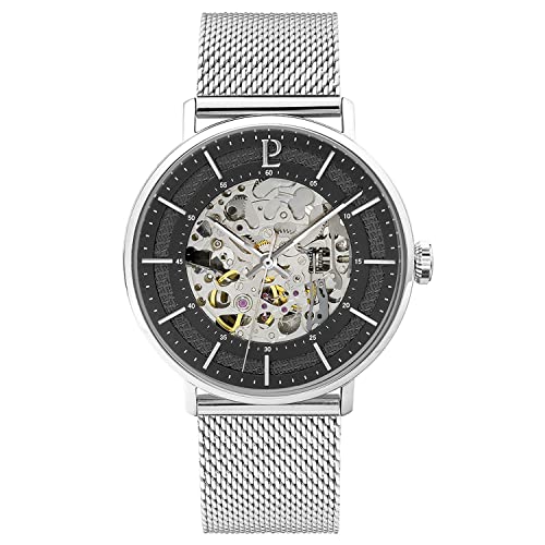 pierre-lannier-gaius-323c131-montre-homme-automatique-acier-milanais-argent-20-m image 4