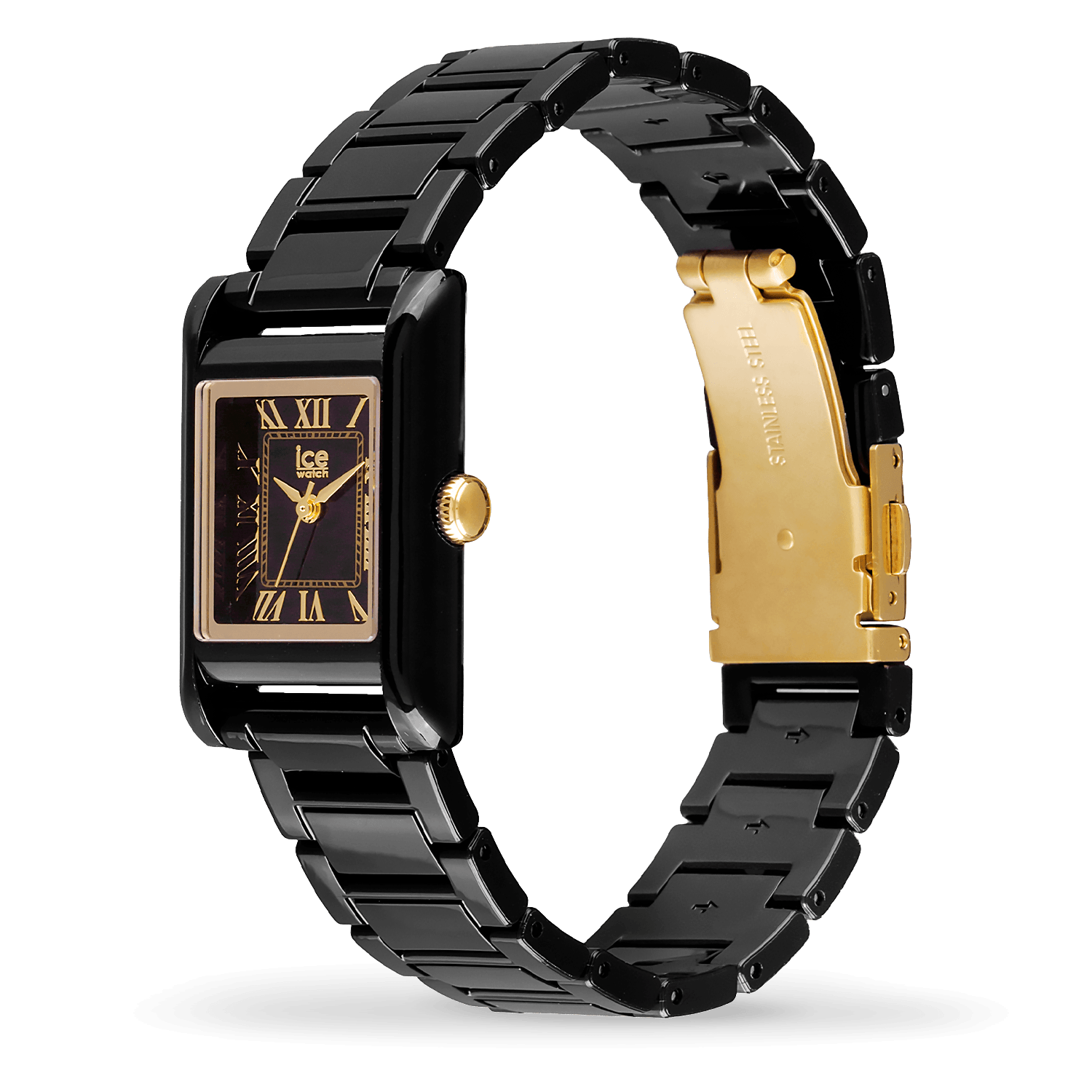 ice-watch-ice-power-pw6-montre-femme-rectangulaire-23x34mm-noire-et-or image 2