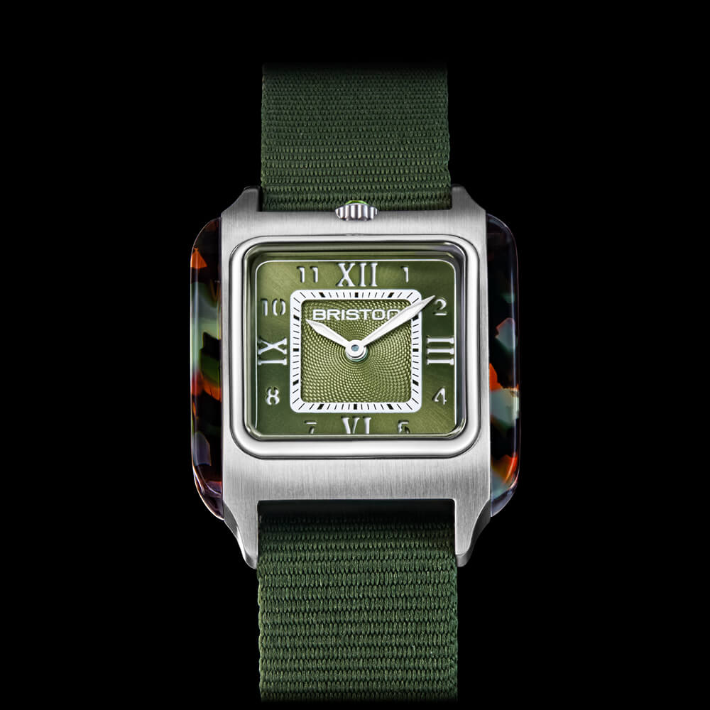 briston-streamliner-kennedy-spring-hm-30-mm-vert-olive-nato image 2