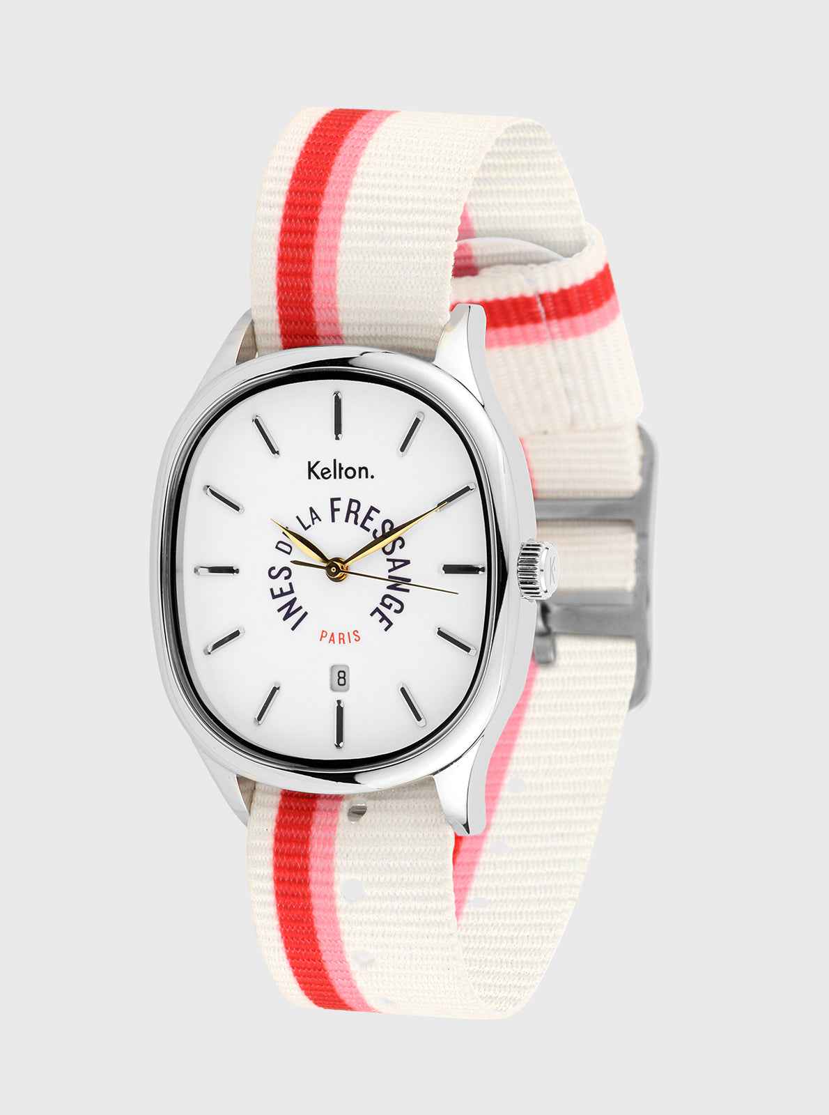 kelton-grande-colorama-rose-rouge-x-ines-de-la-fressange-paris-montre image 2