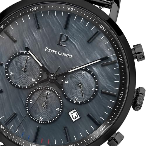 pierre-lannier-chronographe-baron-43-mm-acier-inoxydable-5-atm-montre-quartz image 8