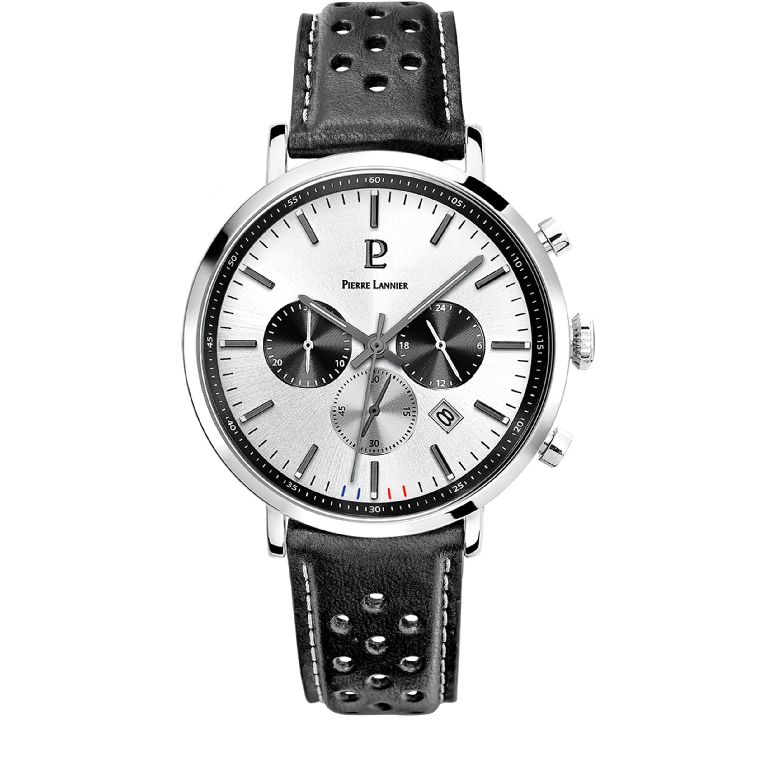 pierre-lannier-baron-chronographe-homme-43-mm-acier-inoxydable-5-atm image 1