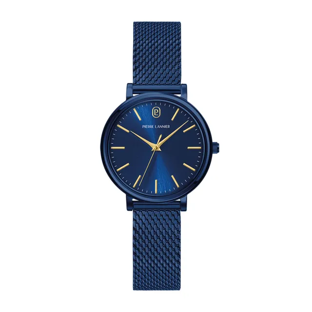 pierre-lannier-essential-montre-quartz-33-mm-acier-inoxydable-3-atm image 1