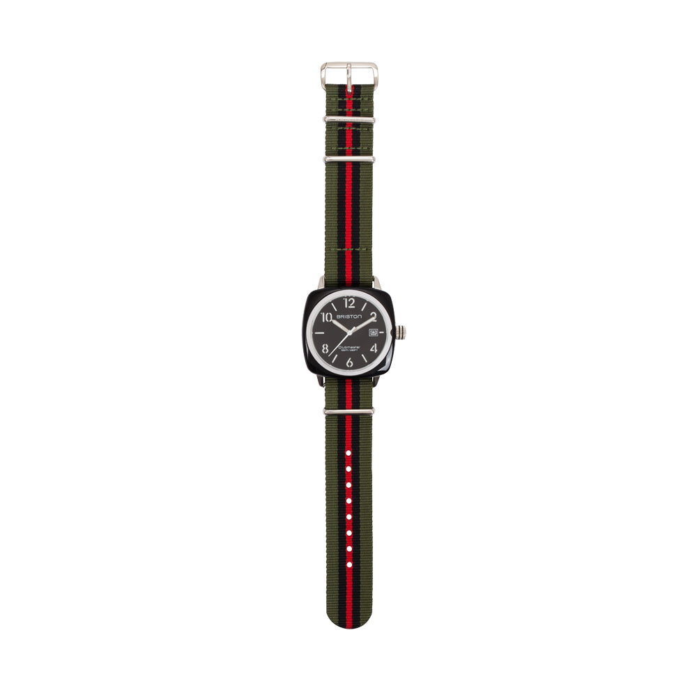 briston-bracelet-type-nato-20-mm-vert-noir-rouge image 4