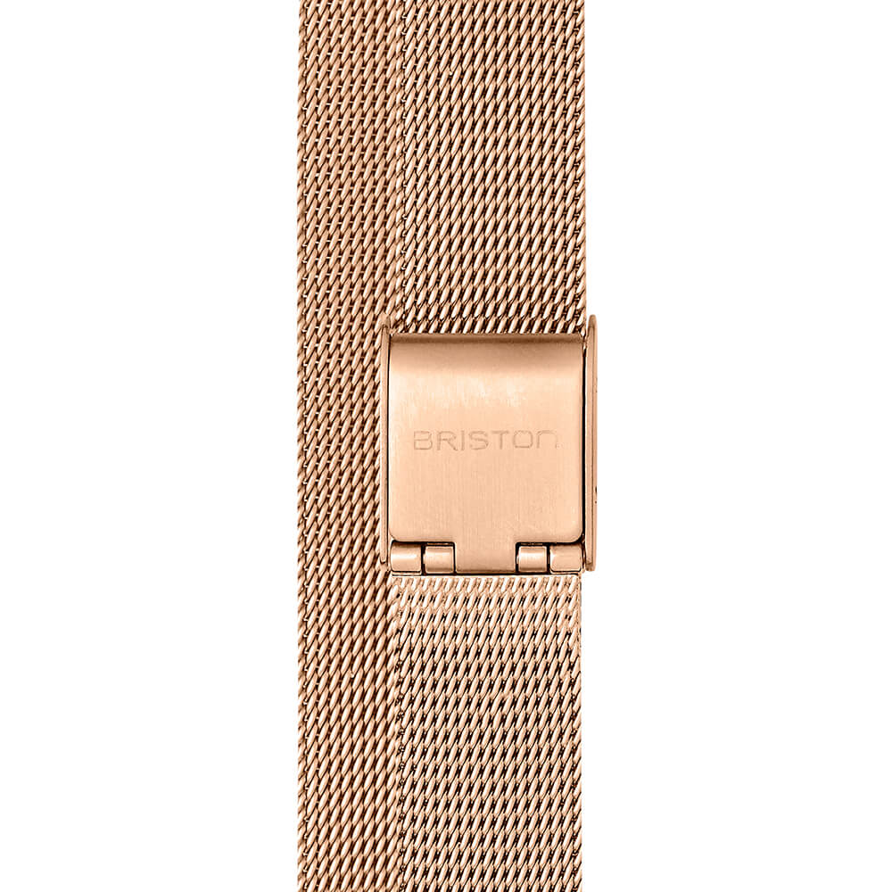 briston-bracelet-maille-milanaise-double-tour-12-mm-or-rose image 1