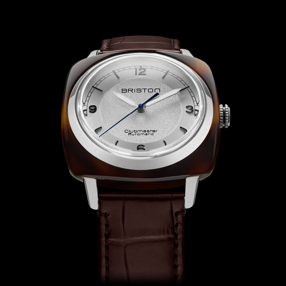 briston-clubmaster-legend-classic-montre-automatique-hms-39-mm-blanc-marron image 5