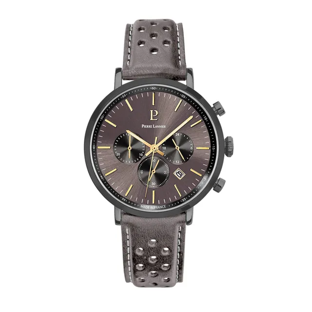 pierre-lannier-chronographe-baron-montre-homme-quartz-43-mm-acier-inoxydable-5-a image 1