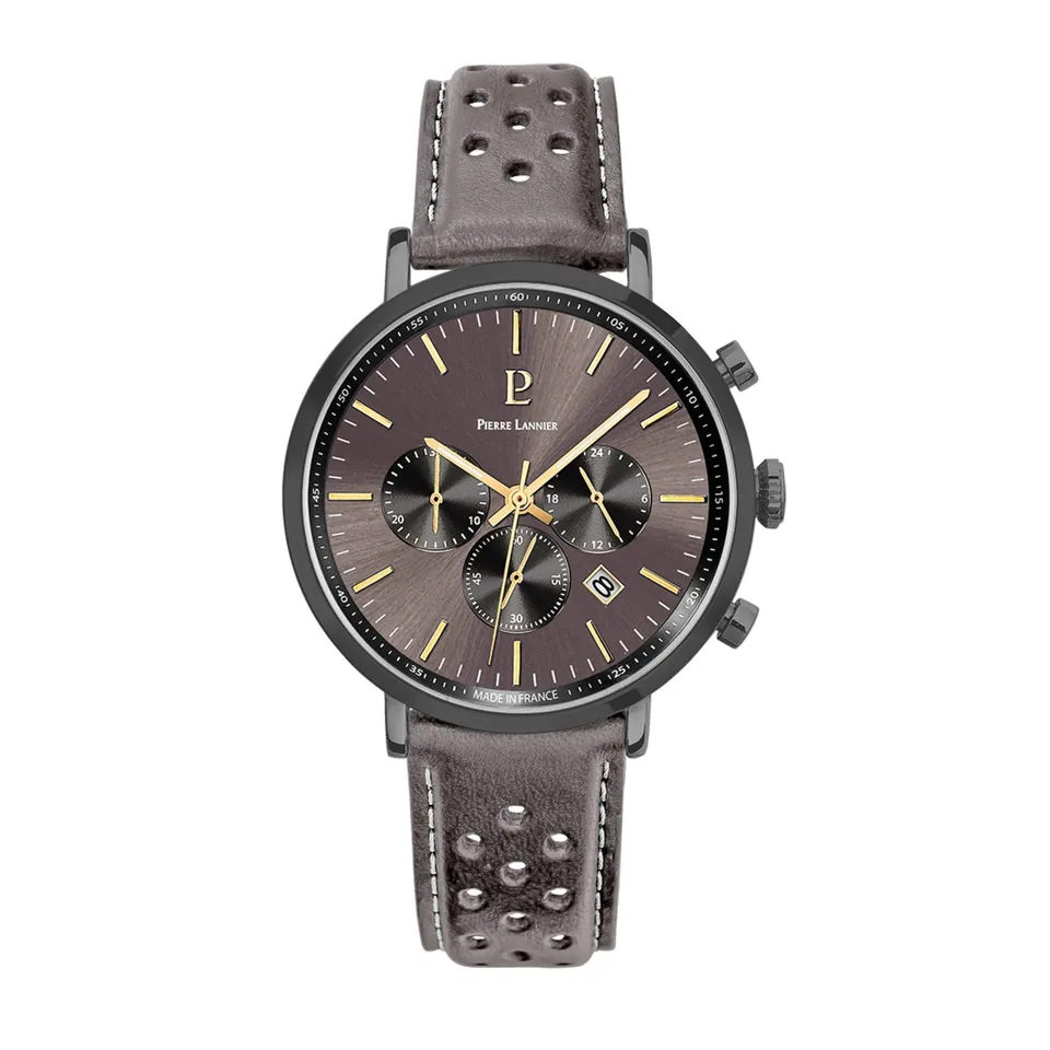 pierre-lannier-chronographe-baron-montre-homme-quartz-43-mm-acier-inoxydable-5-a image 1
