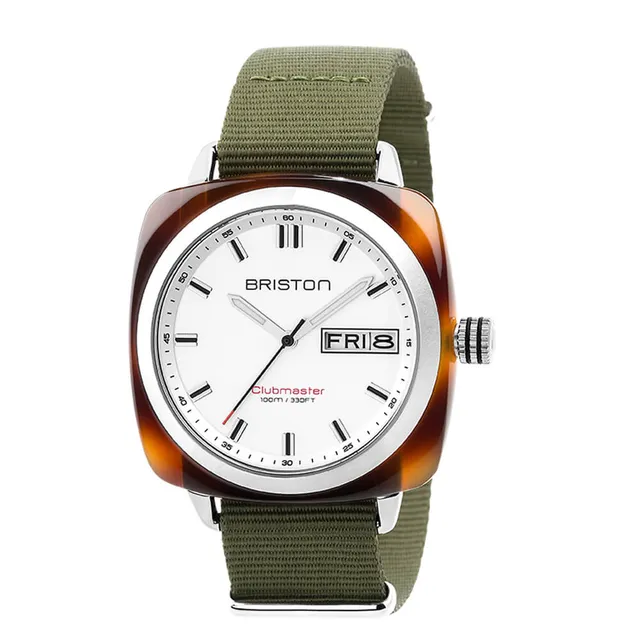 briston-clubmaster-sport-hms-42-mm-quartz-blanc-caille image 1