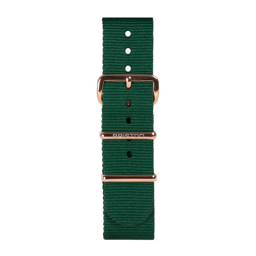 briston-clubmaster-classic-bracelet-type-nato-vert-anglais-20-mm image 3