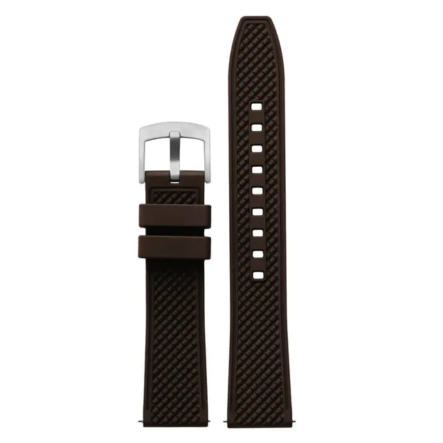 briston-bracelet-rubber-fkm-chocolat-mat-20-mm image 1