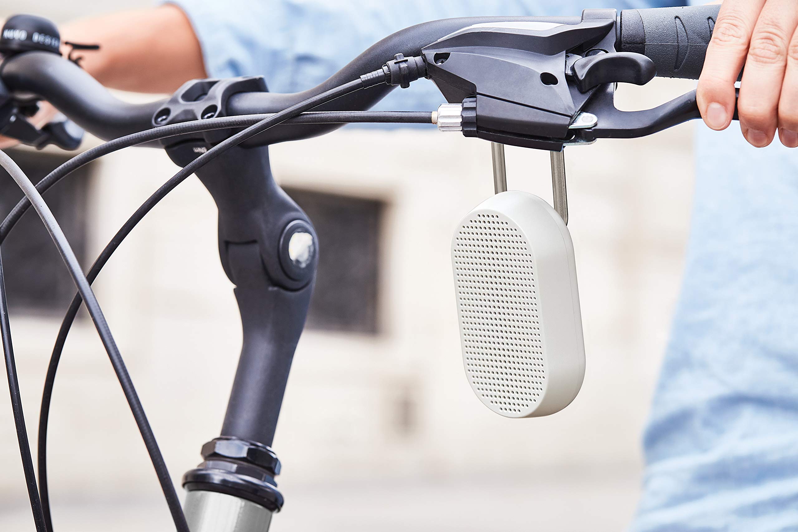 lexon-mino-t-enceinte-bluetooth-tanche-avec-mousqueton-blanc-mat image 4