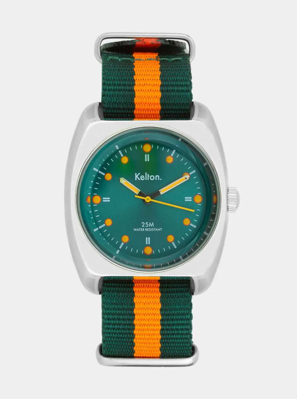 kelton-rc2-green-orange-nato-montre-cadran-vert-indianapolis image 1