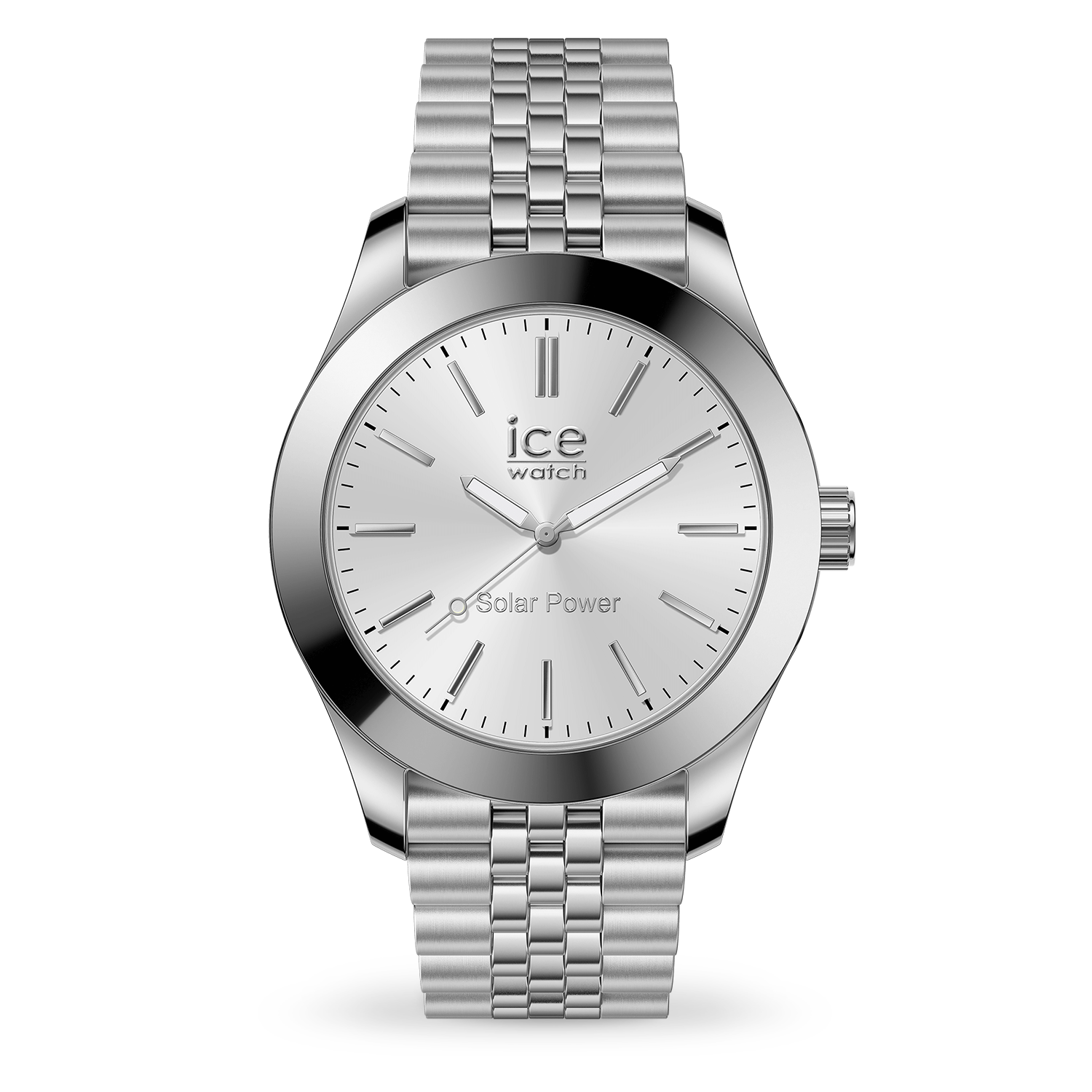 ice-watch-ice-steel-solar-montre-solaire-full-silver-maille-argent-e image 1