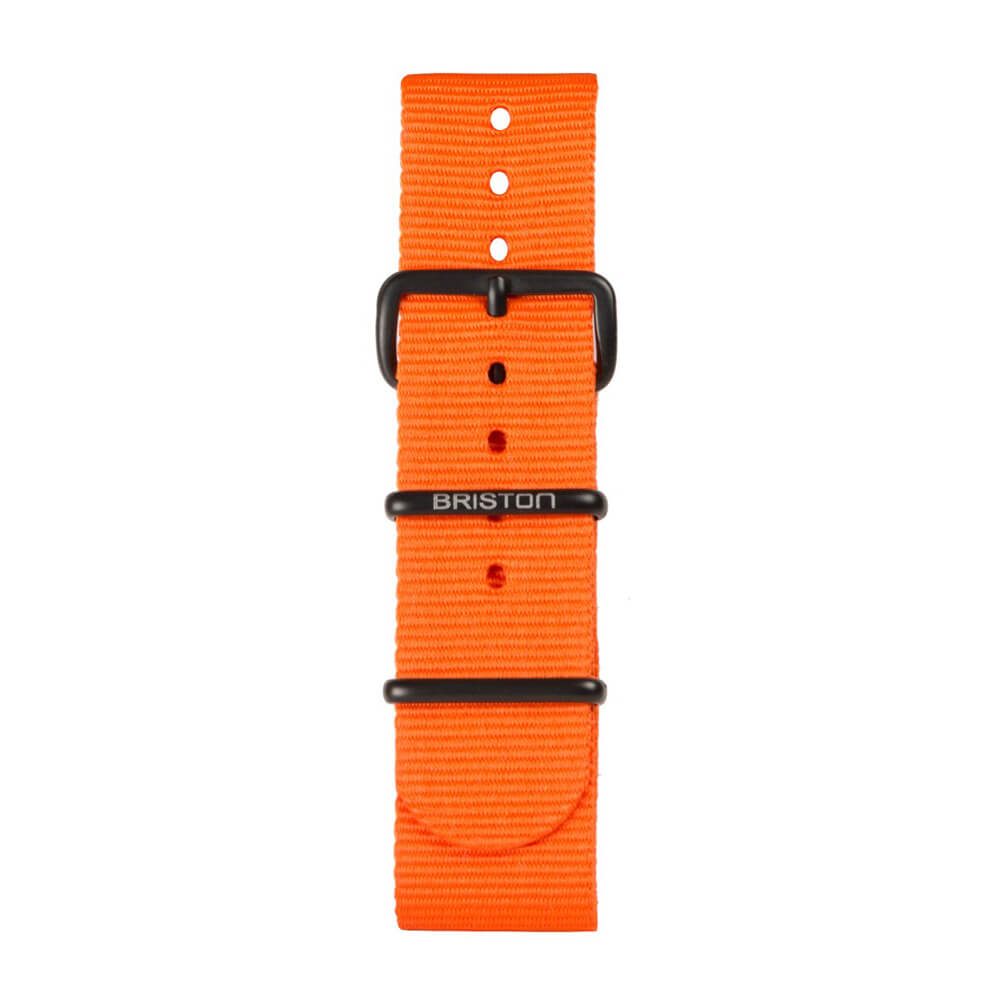 briston-clubmaster-classic-bracelet-type-nato-20-mm-orange image 4