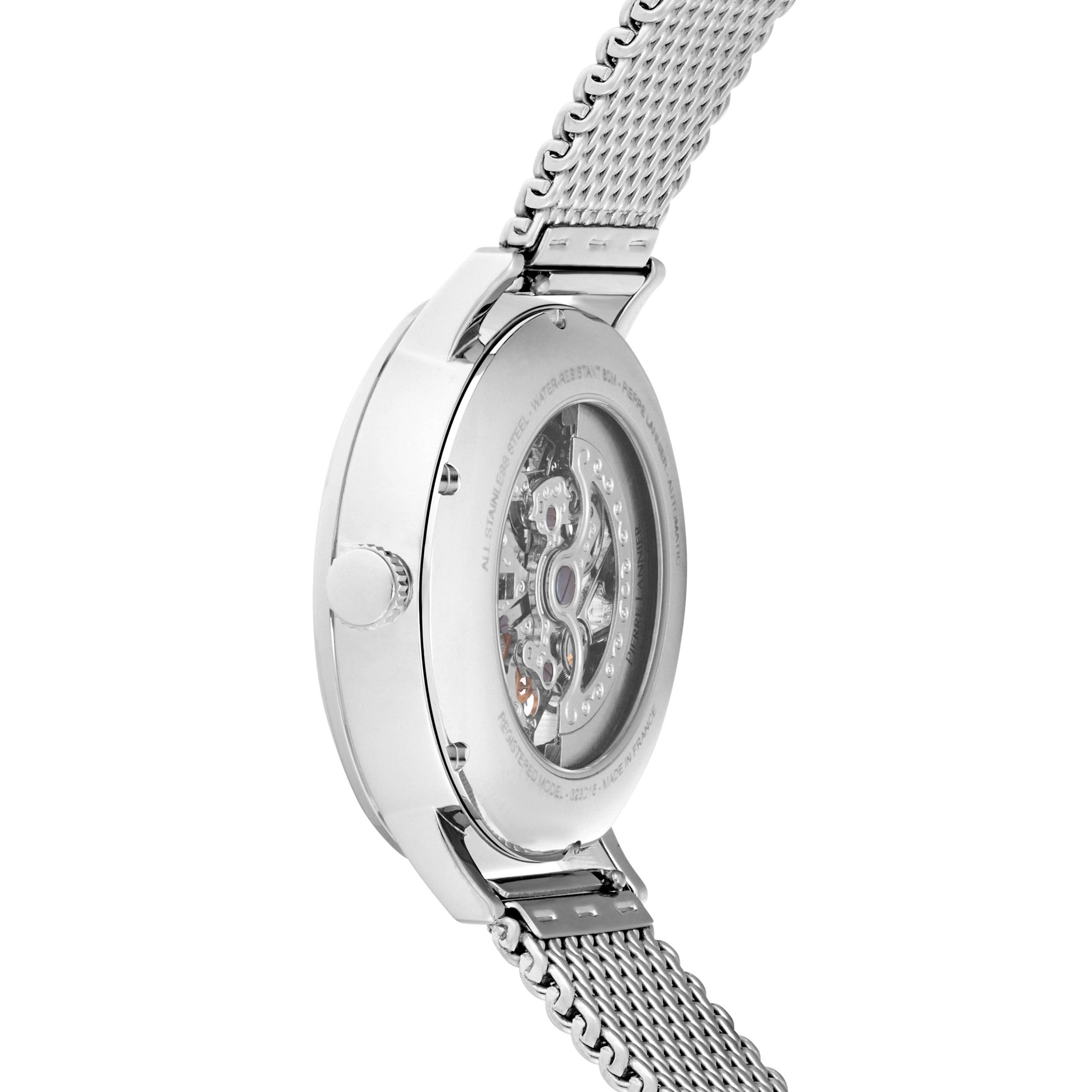pierre-lannier-automatic-montre-automatique-42-mm-acier-inoxydable-5-atm-3 image 2