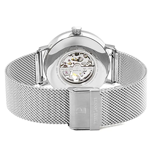 pierre-lannier-gaius-323c131-montre-homme-automatique-acier-milanais-argent-20-m image 5