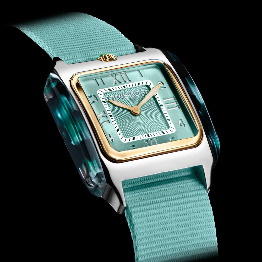 briston-streamliner-kennedy-spring-hm-montre-30-mm-or-jaune-vert-d-eau image 2