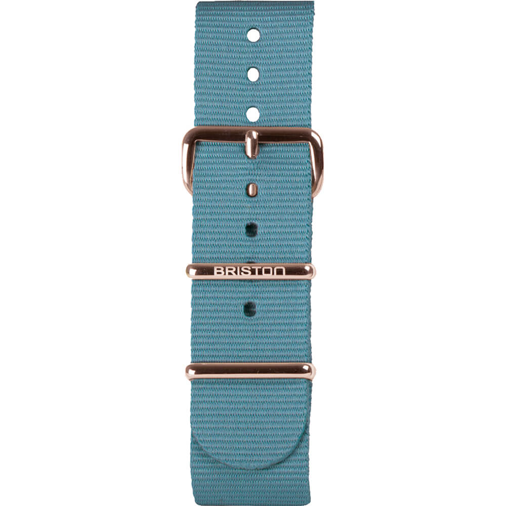 briston-bracelet-nato-20-mm-bleu-glacier-clubmaster-classic image 2