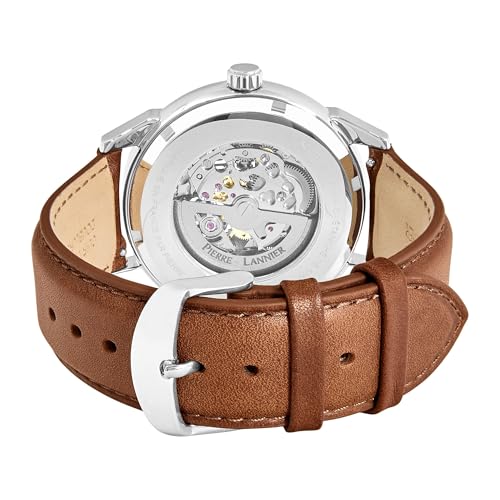 pierre-lannier-monarck-montre-automatique-43-mm-acier-inoxydable image 8