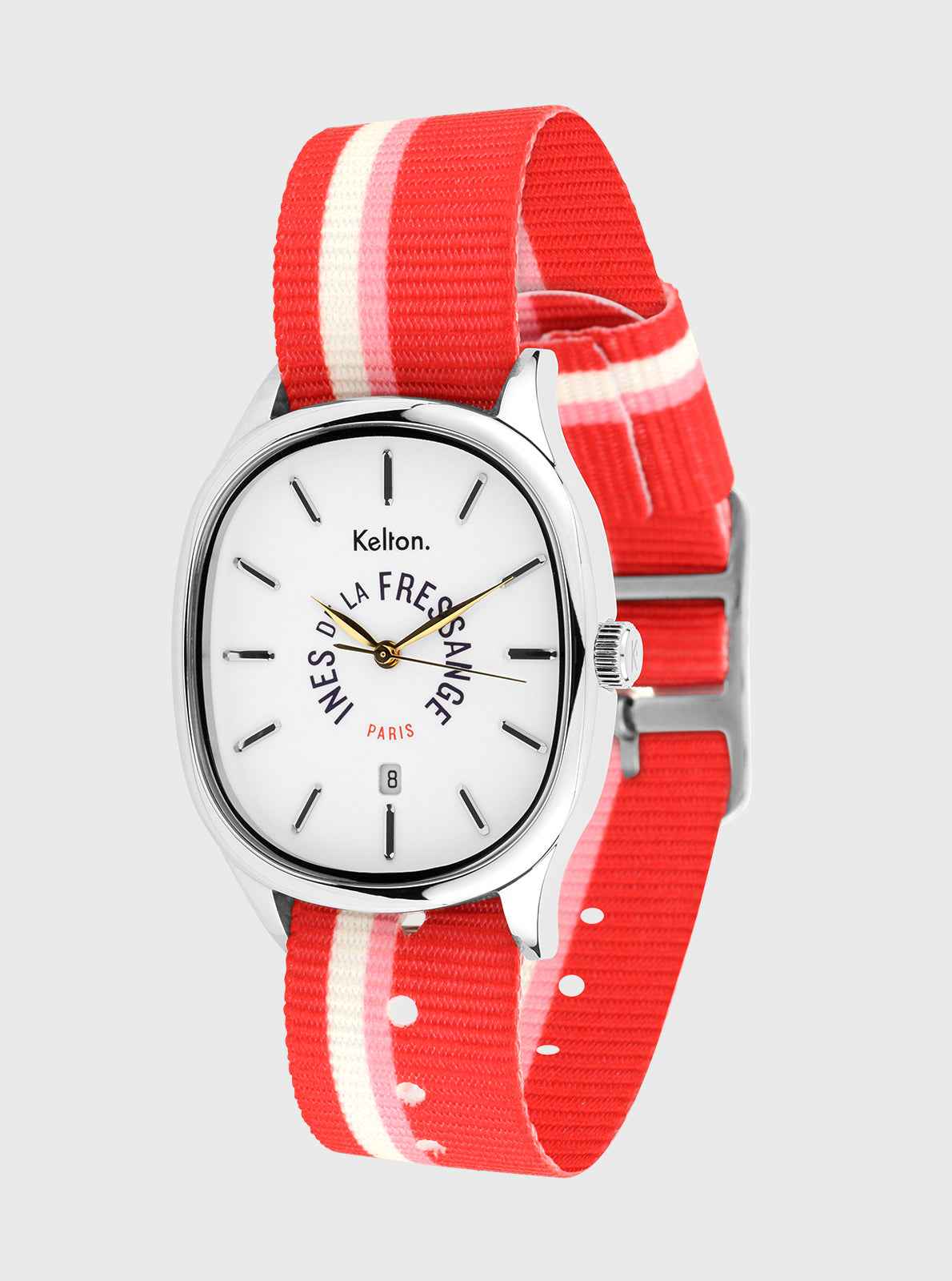 montre-kelton-grande-colorama-rouge-rose-x-ines-de-la-fressange-paris image 5
